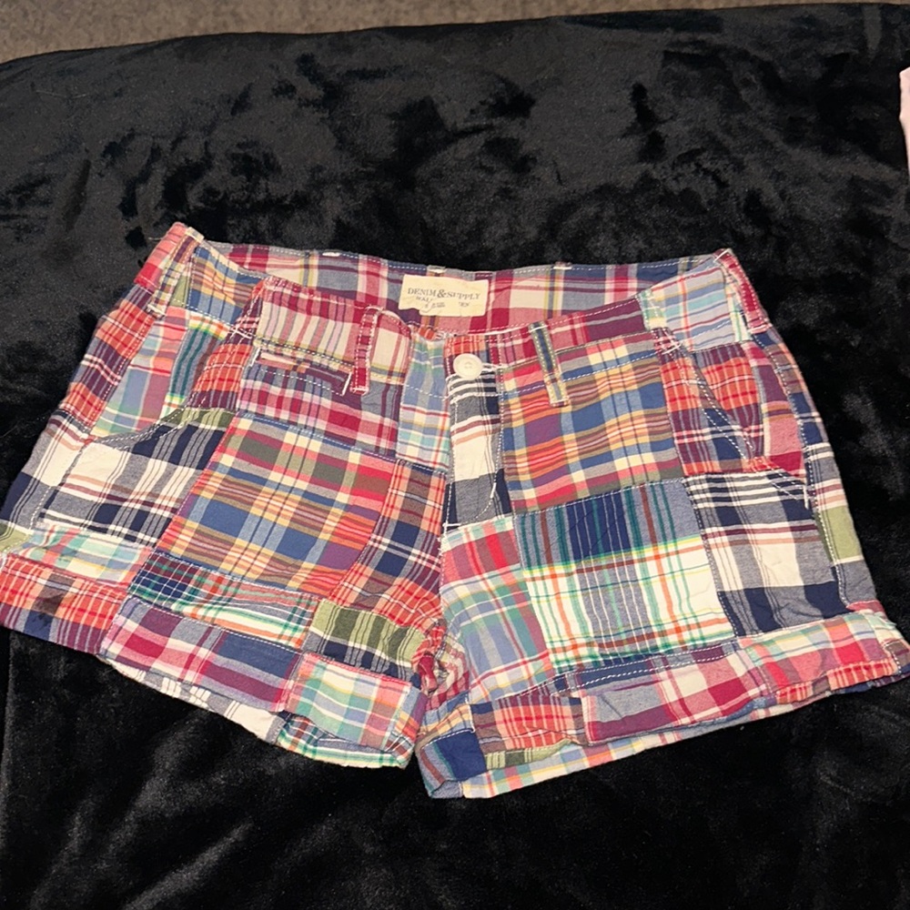 Ralph Lauren denim & supply women’s plaid shorts - size 25